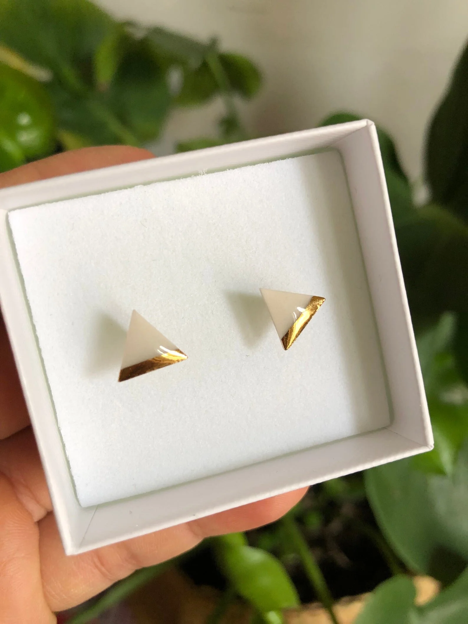 Triangle Studs — MIER LUO